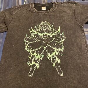 Dbz shirt being held for someone
